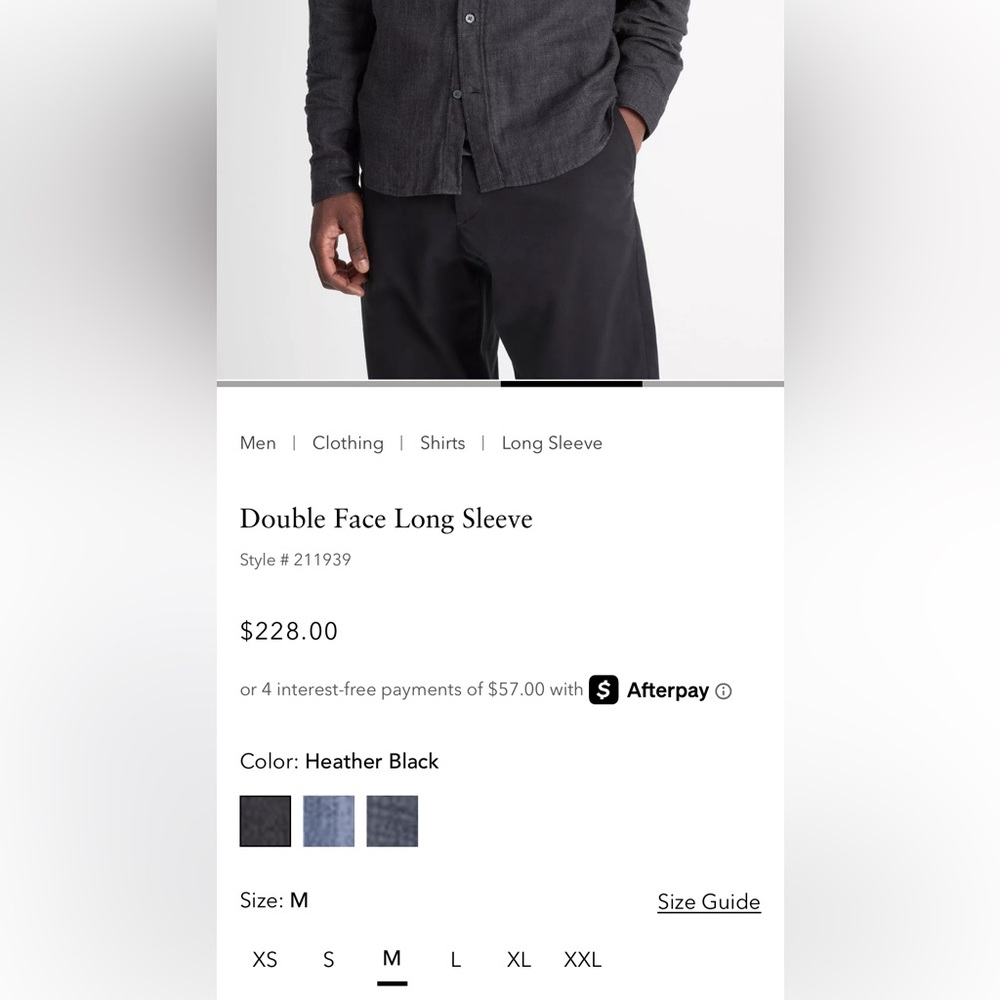 Vince- Softest Button Down, Double Layer Cotton. - image 3